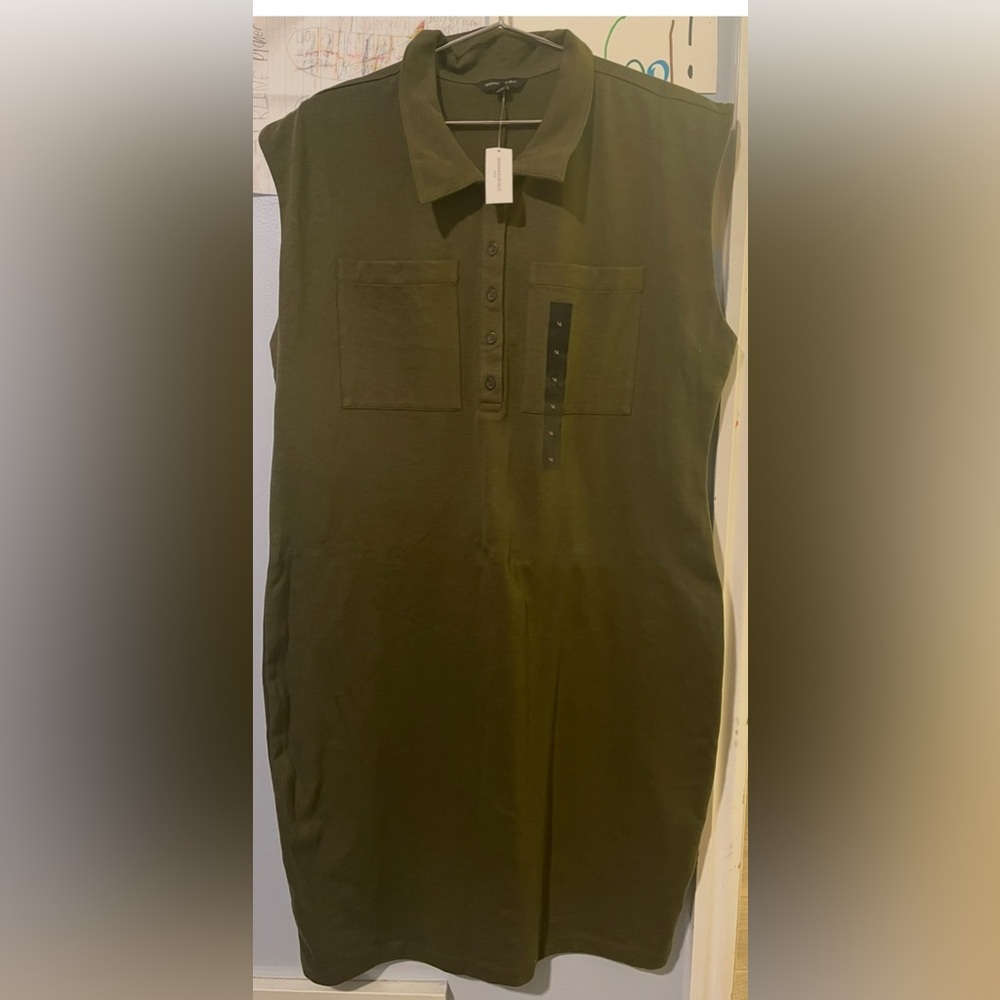 Brand new with tags Banana Republic green dress / size XL